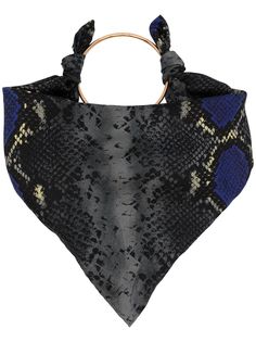 Versace платок со змеиным принтом