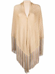 Missoni шарф с бахромой
