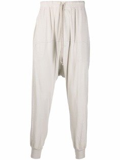 Rick Owens DRKSHDW зауженные брюки с кулиской