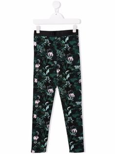 Kenzo Kids легинсы с принтом