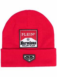 Philipp Plein шерстяная шапка Marvellous с нашивкой-логотипом