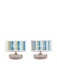 PAUL SMITH эмалированные запонки с логотипом