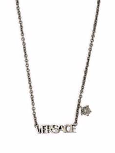 Versace Collection колье с подвеской-логотипом