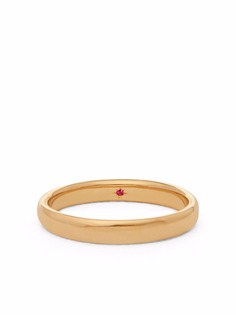 Annoushka обручальное кольцо из желтого золота с рубином