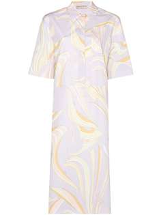 Emilio Pucci платье-рубашка Vortici с узором