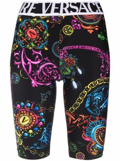 Versace Jeans Couture облегающие шорты с логотипом