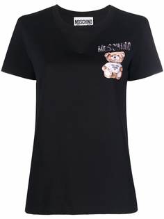 Moschino футболка с принтом
