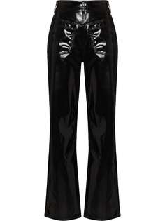MM6 Maison Margiela high-waisted straight trousers