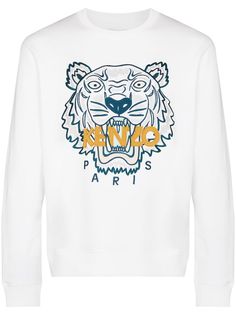 Kenzo Tiger-embroidered cotton sweatshirt