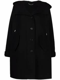 Ermanno Scervino шерстяное пальто с капюшоном