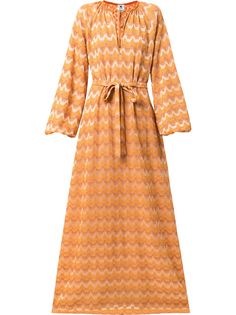 M Missoni платье в технике кроше с поясом