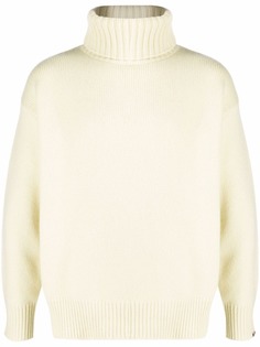 extreme cashmere roll-neck knitted jumper