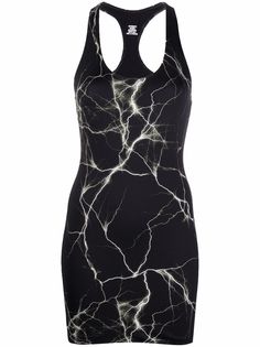 VETEMENTS lightning print mini-dress