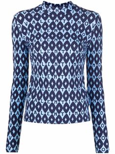 Valentino printed long-sleeve T-shirt