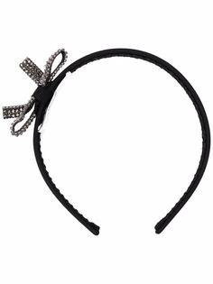 Erdem bow-detailed studded headband