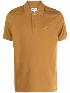 Kenzo Tiger patch polo shirt
