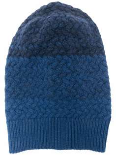 Drumohr wool-cashmere knitted beanie