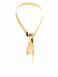 Jil Sander sculptural knot-detail necklace
