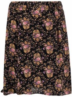 byTiMo Lavish floral-print mini skirt