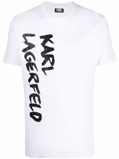 Karl Lagerfeld logo-print cotton T-shirt