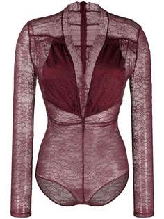 Pinko lace-design body
