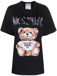 Moschino teddy logo print T-shirt