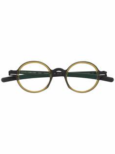Mykita очки в круглой прозрачной оправе