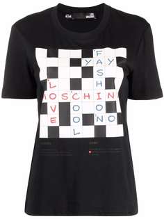 Love Moschino футболка с графичным принтом