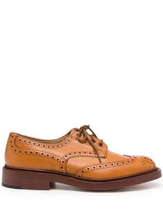 Trickers лоферы с перфорацией