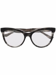 Donna Karan очки в оправе кошачий глаз