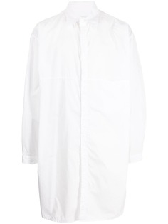 Yohji Yamamoto длинная рубашка на пуговицах