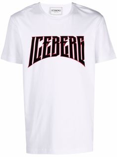 Iceberg felted logo-print T-shirt