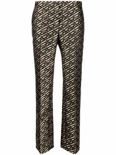 Versace брюки с монограммой