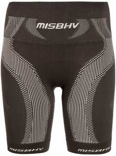 MISBHV logo-print compression shorts