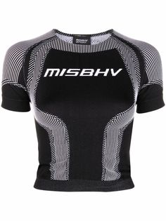 MISBHV logo-print slim-cut top