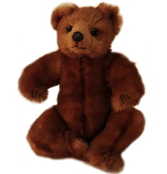 Мягкая игрушка Hansa Медвежонок коричневый, 18 см