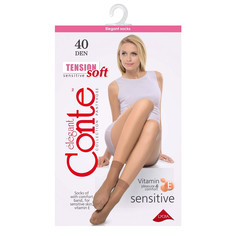 Женские носки Conte-Elegant Soft 40 DEN чёрные р.23-25