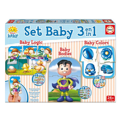 Набор пазлов Educa 3 в 1 Baby educational