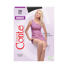 Женские колготки Conte-Elegant Nuance 20 DEN чёрные р.3