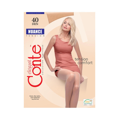Женские колготки Conte-Elegant Nuance 40 DEN бежевые р.2