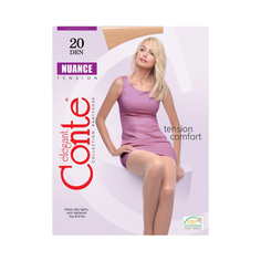 Женские колготки Conte-Elegant Nuance 20 DEN бежевые р.2
