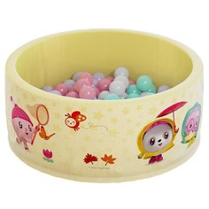 Детский сухой бассейн Romana Airpool Малышарики желтый