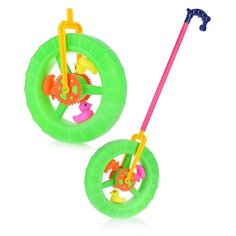 Каталка Oubaoloon "Колесо с утятами", в пакете (883)