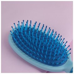 Расческа массажная Meizer цвет голубой