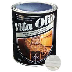 Масло-воск Живая краска VITA OLIO для внутренних работ с твердым воском, береза, 0.75 л