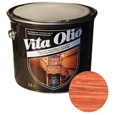 Масло-воск Живая краска VITA OLIO для внутренних работ с твердым воском, вишня, 2.5 л