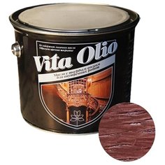 Масло-воск Живая краска VITA OLIO для внутренних работ с твердым воском, махагон, 10 л