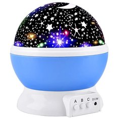 Ночник проектор звездного неба Star master синий Lunoo