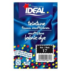 Краска IDEAL MULTIFIBRE для полиамида, хлопка, льна, вискозы, шерсти и шелка, черная