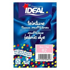 Краска IDEAL MULTIFIBRE для полиамида, хлопка, льна, вискозы, шерсти и шелка, розовая